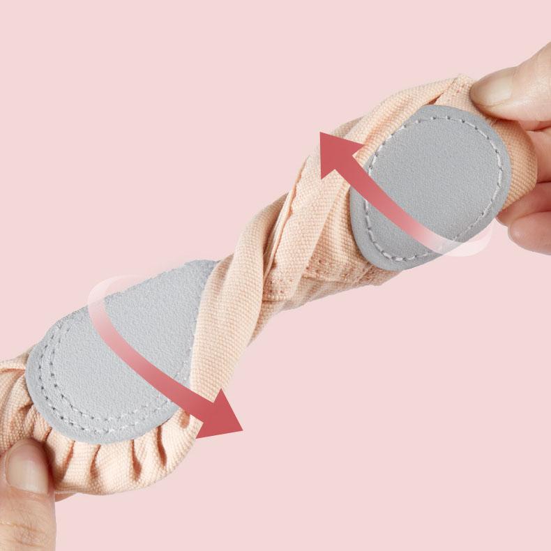 Балетные детские тапочки, балетки для девочек, парусиновая танцевальная обувь, танцевальная гимнастика, обувь на плоской подошве для йоги