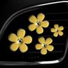 4PCS Flower Car Air Vent Aromatherapy Clips Auto Air Conditioner Decor Perfume Clip Ornament Interior Car Accessories