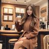 New coat autumn and winter trendy new small medium style versatile thin coat women