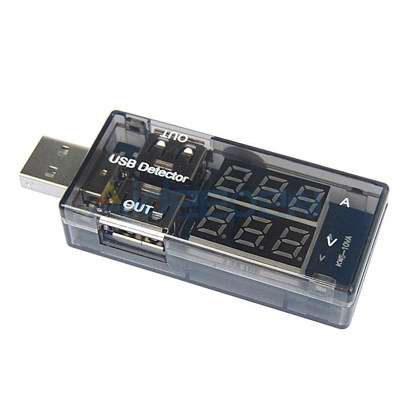 USB зарядное устройство детектор тока напряжение мощность тестер двойной цифровой дисплей вольт ампер метр для Android