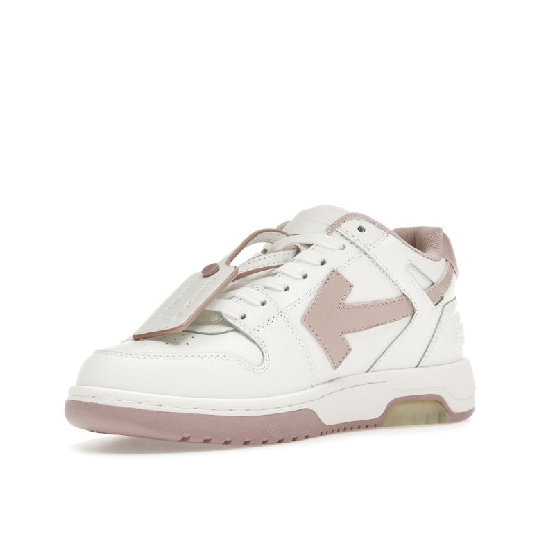 Off-White Out of Office Бело-розовые 2023 Женские кроссовки OWIA259C99LEA005-0130