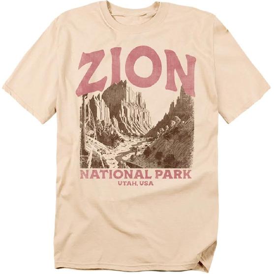 Zion National Park Vintage Unisex Adult T Shirt