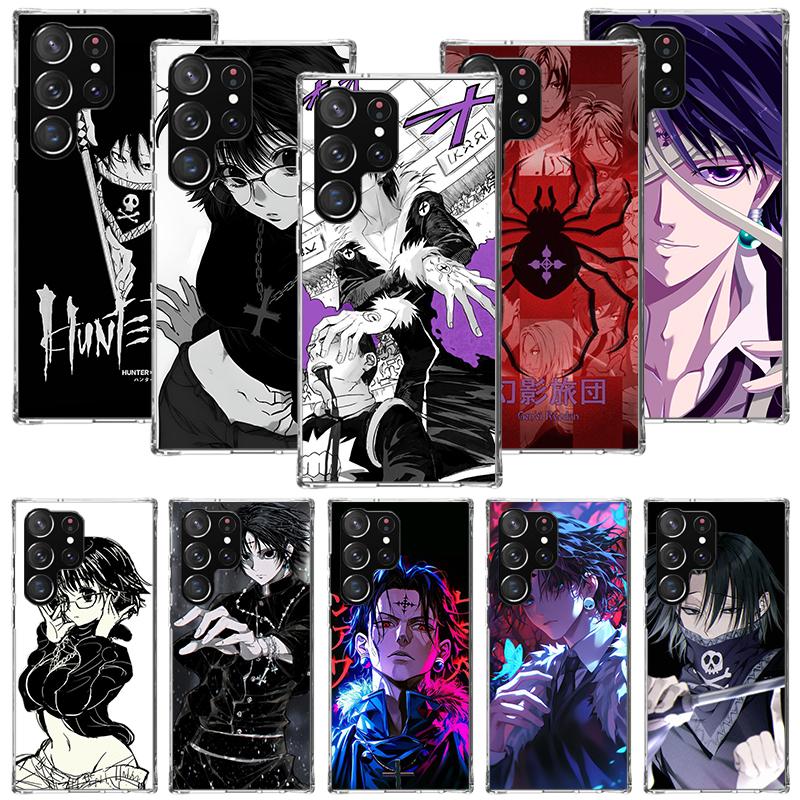Huner X-Hunters Chrollo Shizuku Phone Case For Samsung Galaxy S26 Ultra S23 S24 S25 Edge S20 FE S21 S22 Plus Soft Print Shell Co