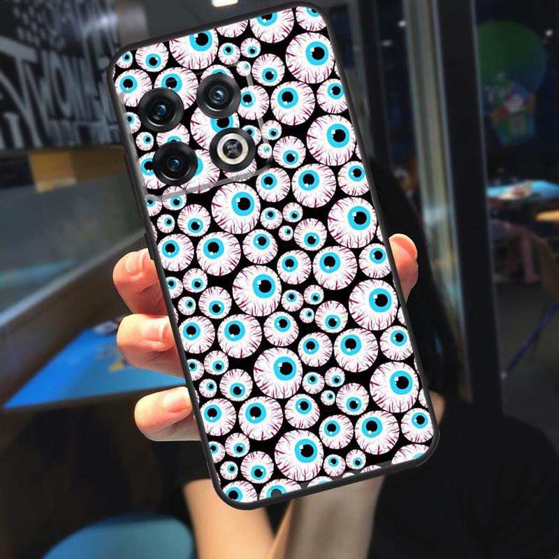 Чехол со смешным узором из глаз для OnePlus 13 12 R 11 9 10 Pro 8T 9RT 10T OnePlus Nord 4 CE 2 3 Lite N30 N20