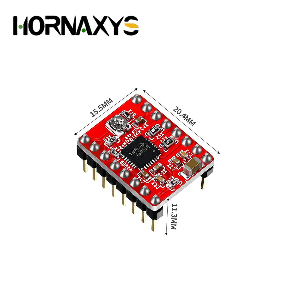 5/10PCS 3D Printer Parts StepStick A4988 DRV8825 Stepper Motor Driver With Heat sink Carrier Reprap RAMPS 1.4