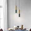 Nordic Modern Terrazzo LED Chandelier Simplicity Marble Подвесной светильник Ночник для бара, ресторана, светильник Hoom Decor
