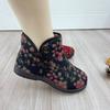 Cotton Boots Winter Soft-soled Cotton Shoes Women's Comfortable Velvet Warm Ethnic Style Mother Cotton Shoes the Elderly Grandma Cotton Boots