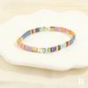 Beads Elastic Bracelet Colorful Stackable Bracelet Fashion Tila Beads Bracelet  Gift