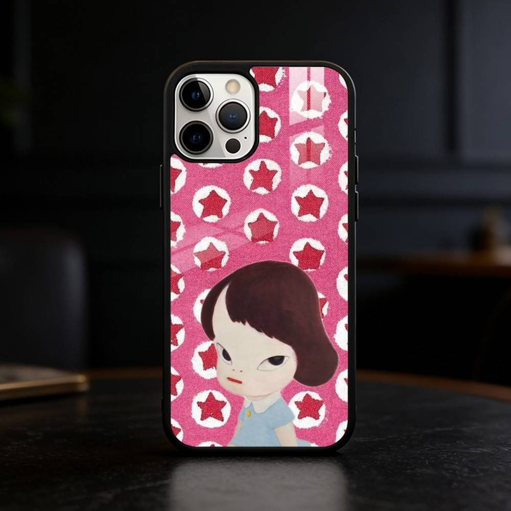 Cute Y-Yoshitomo Nara Phone Case For iPhone 17 16 15 14 13 12 Pro Max Plus for Mirror Wireless Magnetic Cover
