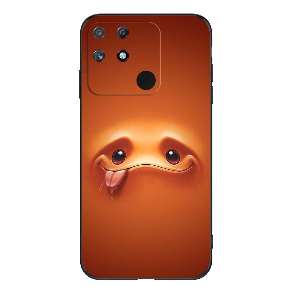 Для Realme Narzo 50A чехол 6,5 дюймов для OPPO Realme Narzo50A 50 A чехол RMX3430 чехол для телефона черный чехол из ТПУ милый забавный