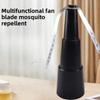 Two Leaf Portable Mosquito Repellent Fan Battery Powered Fly Repellent Fan  Home Use