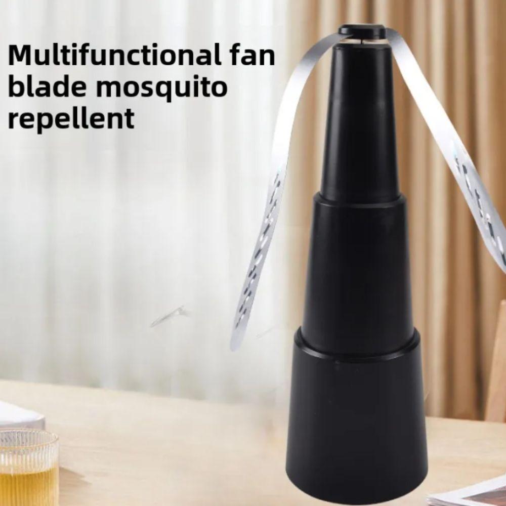 Two Leaf Portable Mosquito Repellent Fan Battery Powered Fly Repellent Fan  Home Use