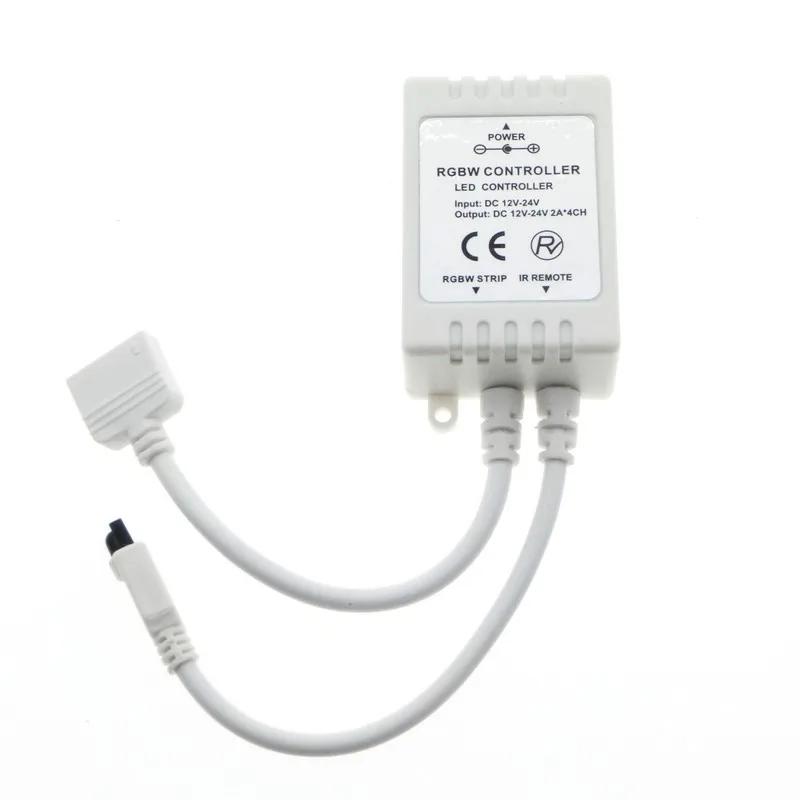 40-клавишный ИК-пульт дистанционного управления DC 12 В 24 В 5-контактный RGBW светодиодный диммер 12 Вольт Управление светом для WS2812 WS2811 Контроллер светодиодной ленты