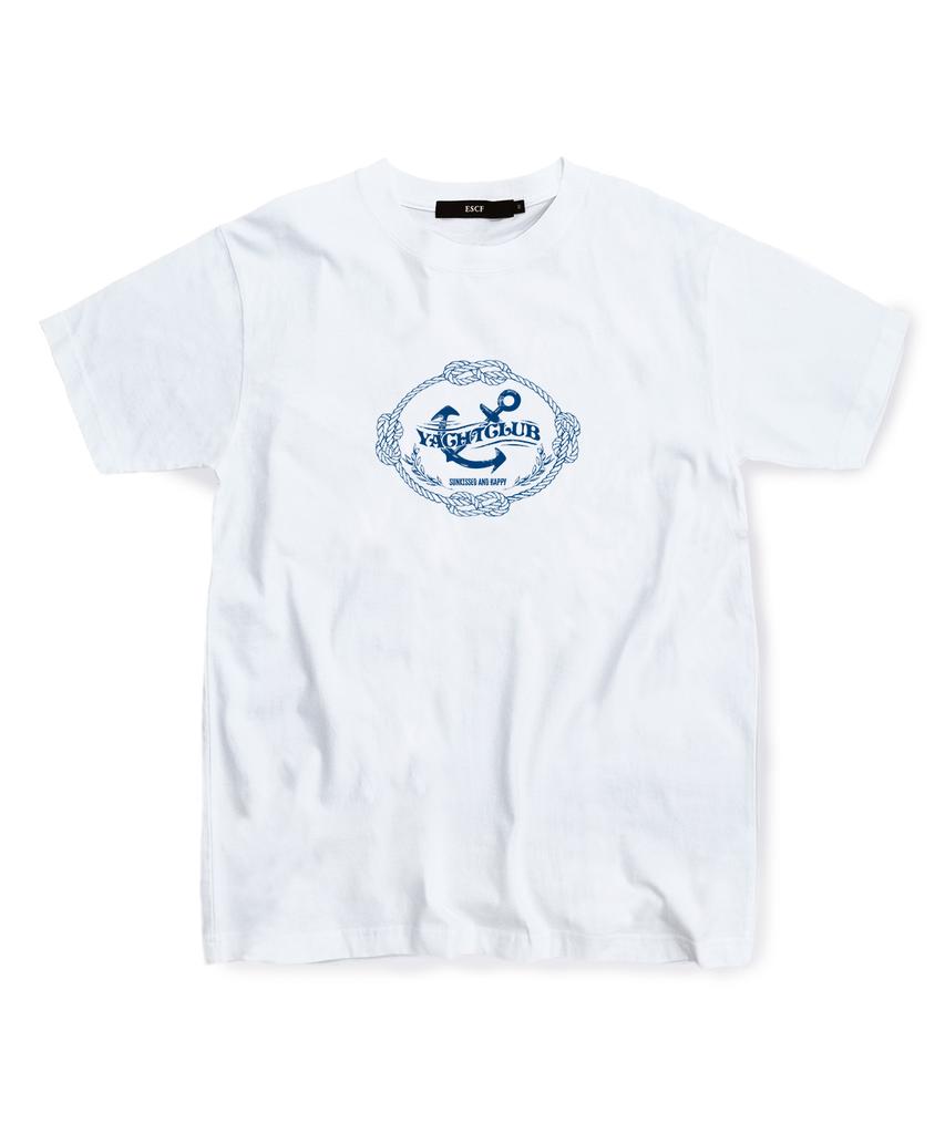 ESCAPEFROM Blue Rope T-Shirt White