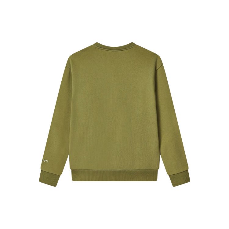 Fila Флисовый Толстый Логотип Повседневный Пуловер Толстовка Унисекс толстовка Ледяной-зеленый F51U249299FKK