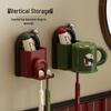 MDNG Suction Cup Toothbrush Holder with Mouthwash Cup