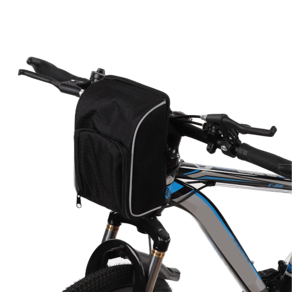 Oxford Cloth Bike Handlebar Bag Large Capacity Bike Front Head Bag  Mountain Bicycles