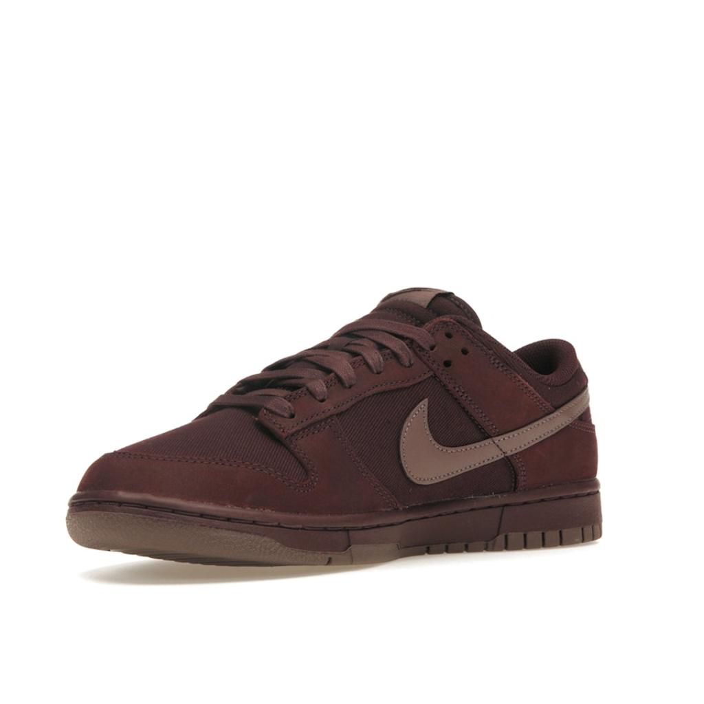 Nike Dunk Low Premium Burgundy Crush Мужские кроссовки Red Plum-Eclipse Platinum-Tint FB8895-600