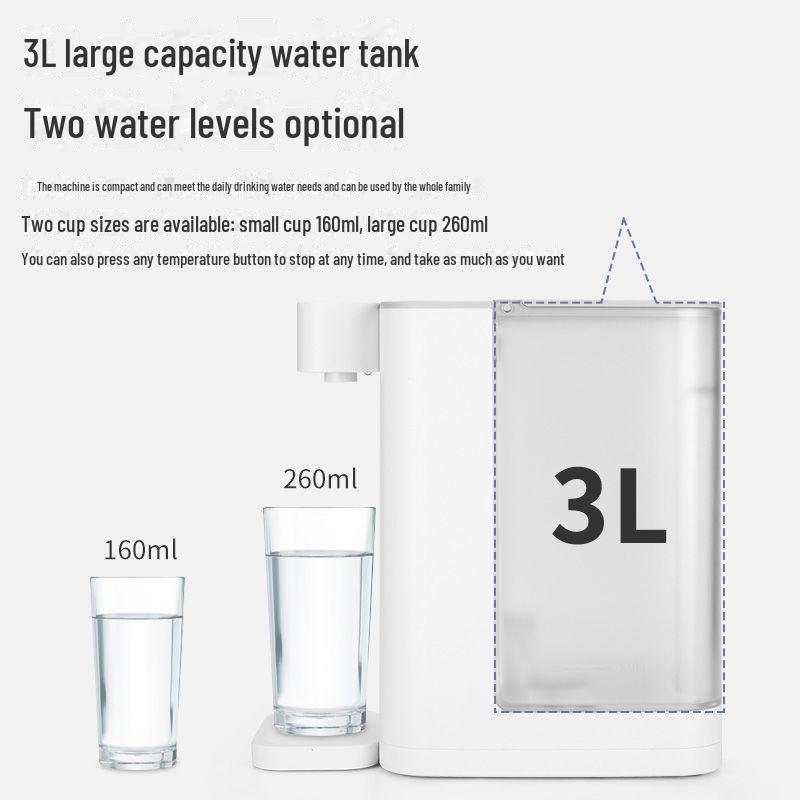 Компактный диспенсер для мгновенного нагрева горячей воды: Быстронагревающийся, портативный и встраиваемый настольный очиститель
