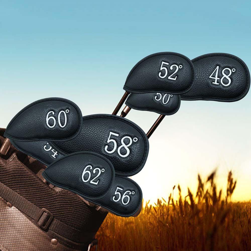 With Number Design Magic Tape Golf Club Cover Spider Head Cover Golf Iron Headcover Golf Headcovers