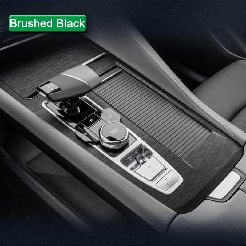 Car Interior Sticker Fit For CHANGAN CS75 PLUS 2022 2023 Car Gear Panel Sticker Gear Box Protective Film Carbon Fiber Black Film