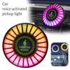 New High-end Car LED Sound Control Air Freshener Outlet Fragrance RGB Perfume Air Vent Light Interior Rhythm Aromatherapy A2K4