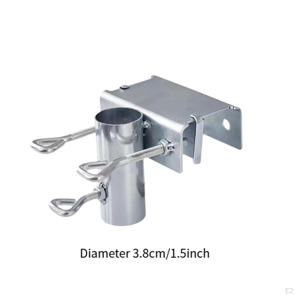 Umbrella Clamp Fixed Clip Stable Support Sturdy Beach Fishing Parasol Patio Holder