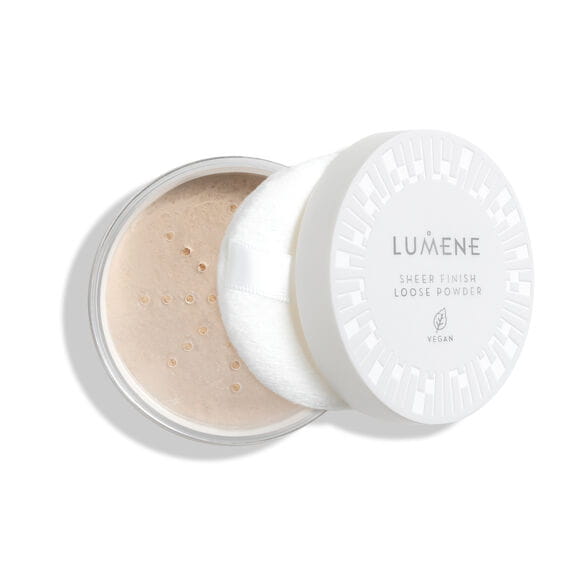 Lumene sheer finish loose powder puder sypki transparentny 8g