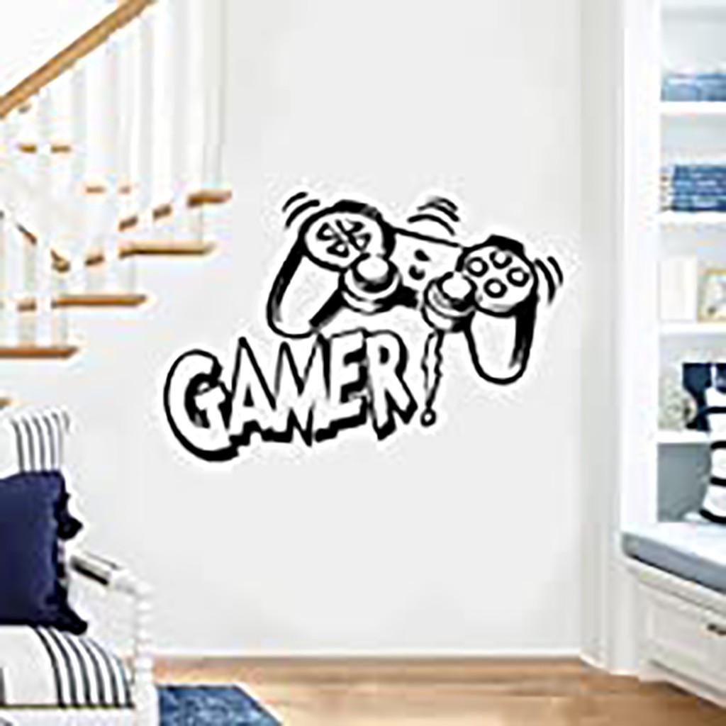 Game Controller Wall Decals Sticker for Boys Room Kids Playroom Bedroom Decor