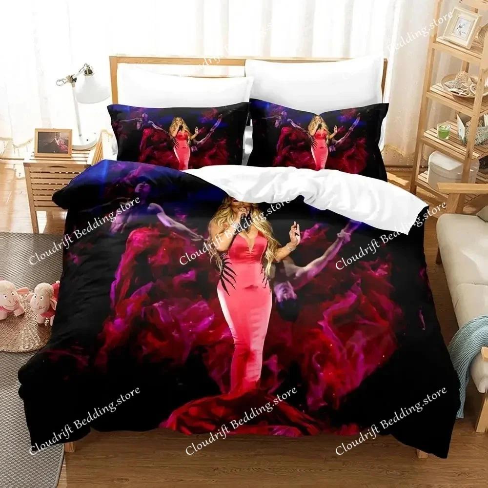 Mariah Carey Bedding Set Boys Girls Twin Queen Size Duvet Cover Pillowcase Bed Kids Adult Fashion Home Textileextile026