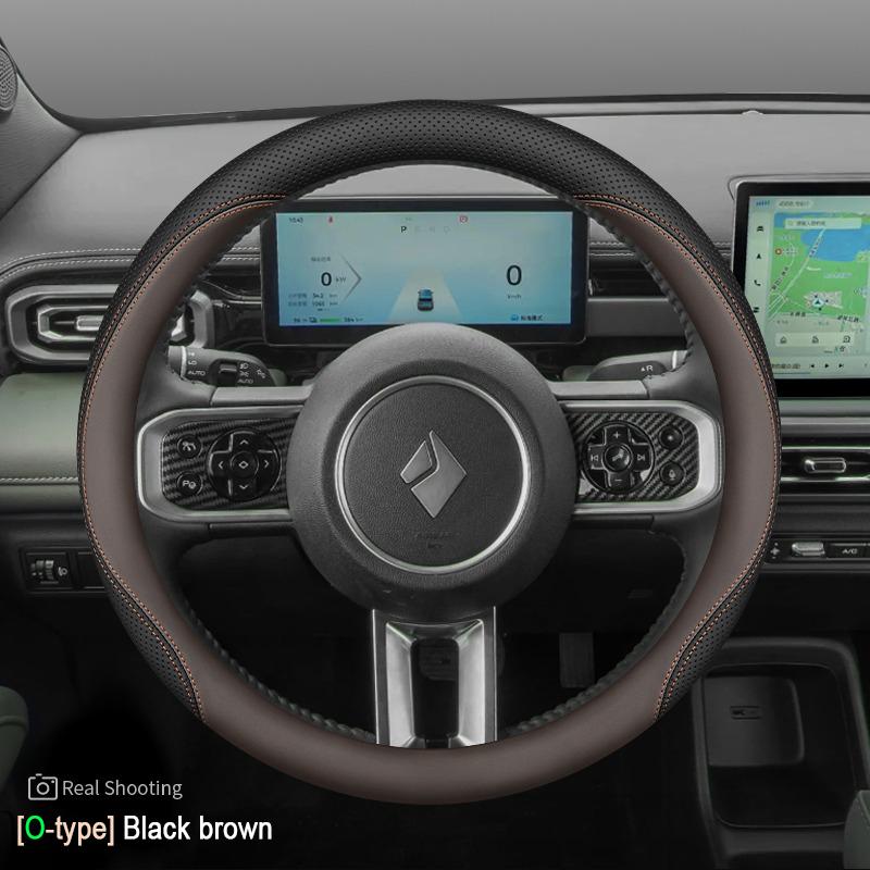Автомобильная оплетка на руль для Wuling Baojun Yep Plus EV 2026 2026 2026 2026 Baojun Cloud EV O D Type Steering-Wheel