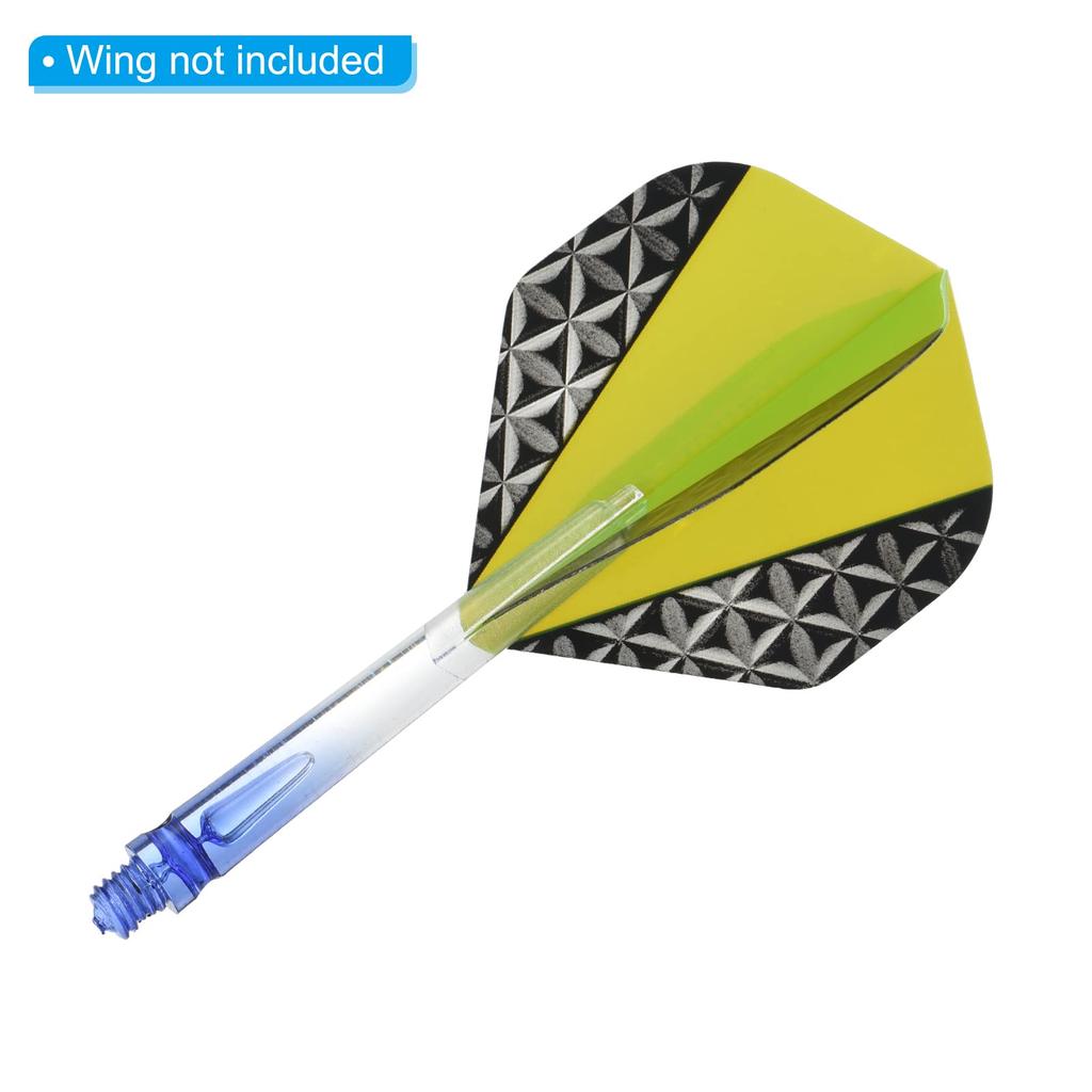 PATIKIL 45 мм стержень дротика средний 2BA резьба нейлоновый стержень дротика аксессуары для дротиков со стальными наконечниками 9 шт. белый синий