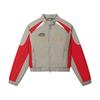 Fila Оригинальная ретро короткая куртка с цветовыми блоками, воротником-стойкой, классическая, удобная, свободного кроя, женская куртка F11W639707FDK
