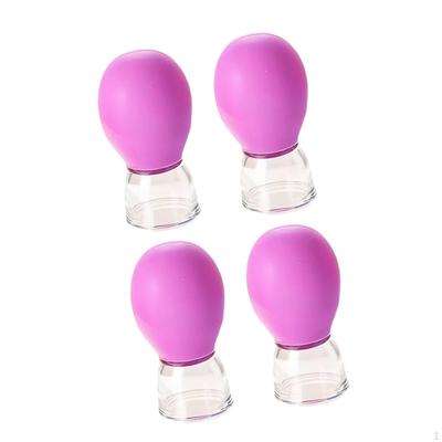 Набор для вакуумного массажа из 4 предметов для ухода за лицом и телом, портативный