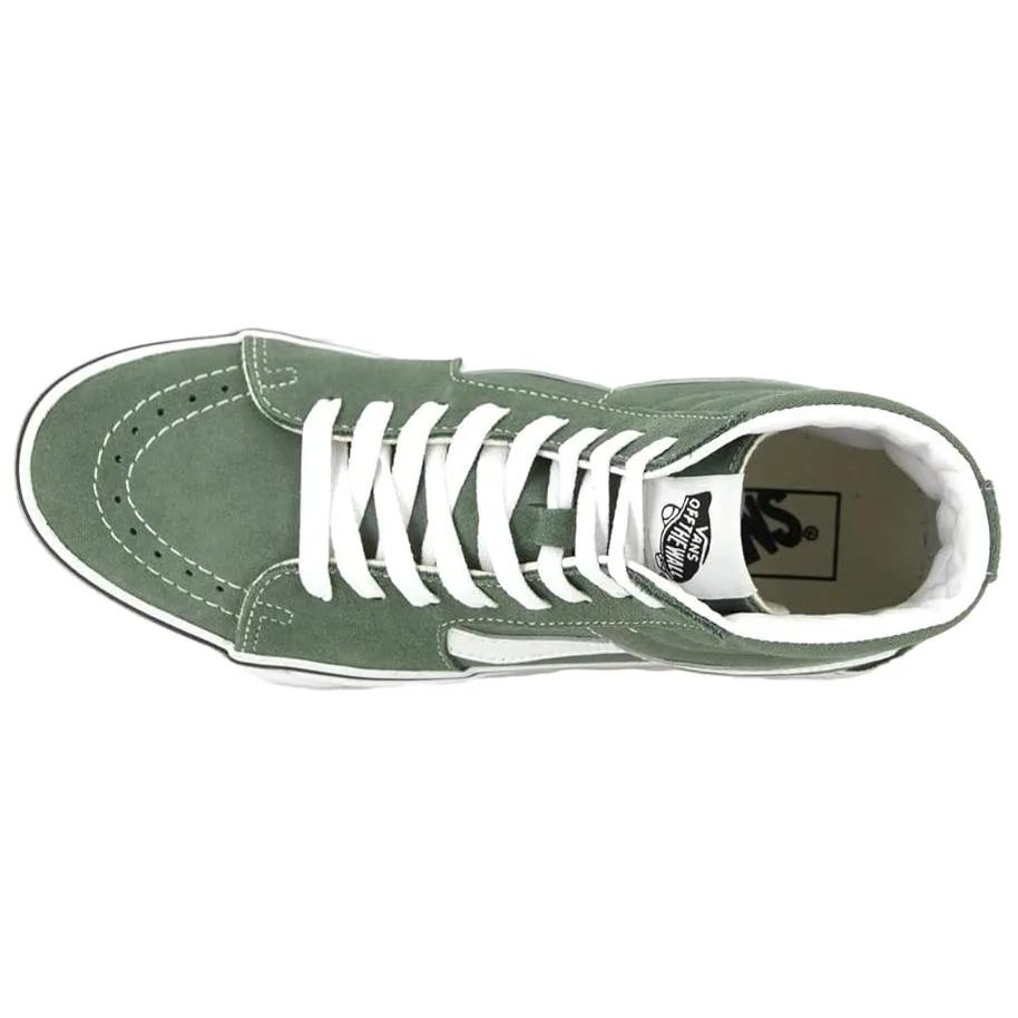 Vans SK8 Abrasion Resistant Lightweight Wear resistant Lightweight High top Canvas Shoes Unisex Green (Unisex) Canvas Shoes VN000CTB4U7
