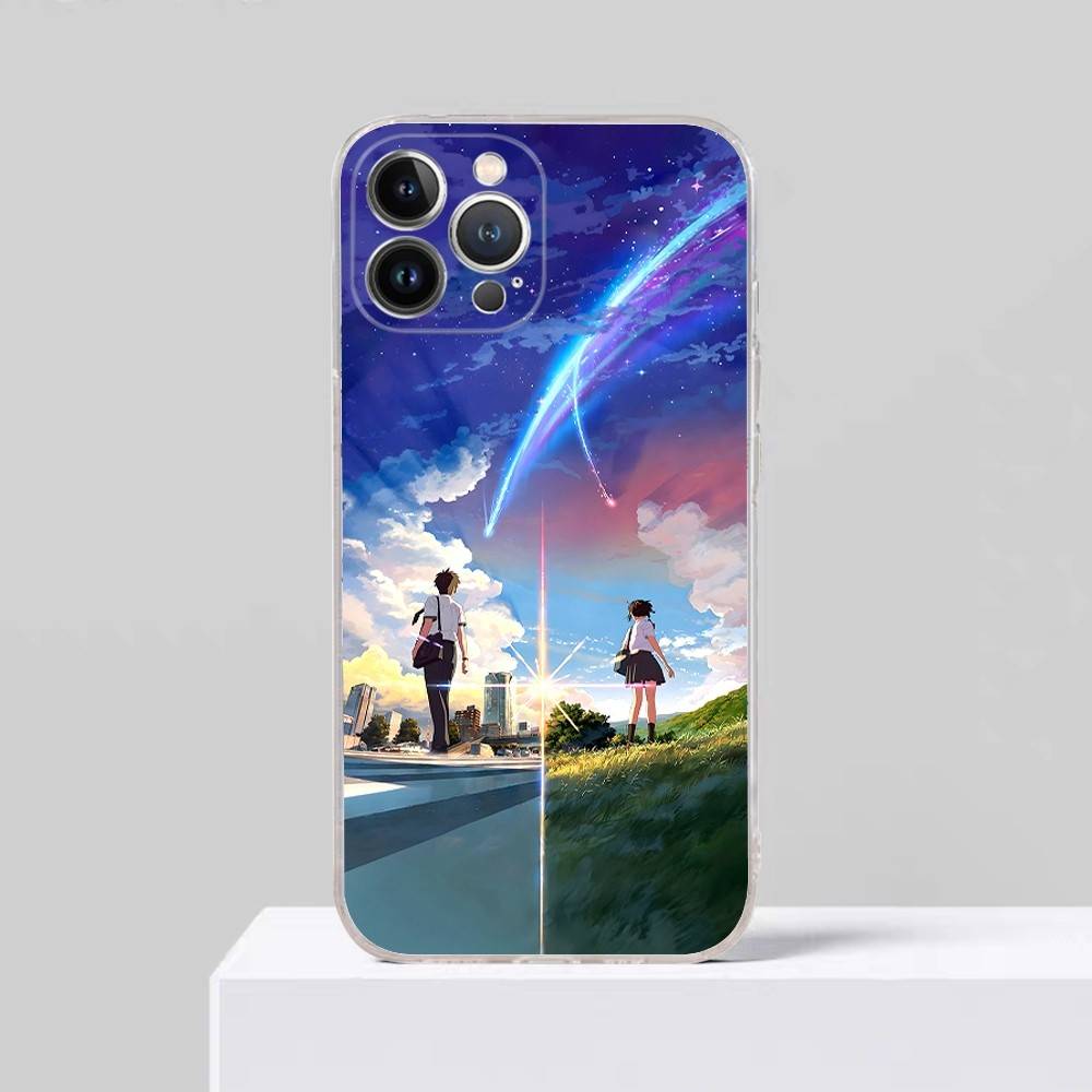 Anime Your N-Name Kimi No Na Wa Phone Case For IPhone 17 16 15 14 Plus 13 12 11 Pro Max Transparent Shockproof Cover