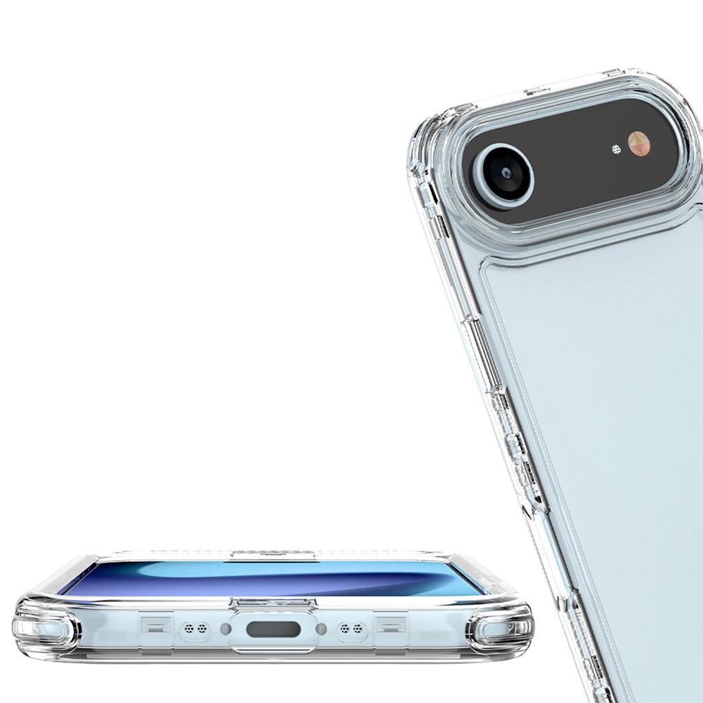 For iPhone 17 Air Phone Case Acrylic TPU Clear Mobile Cover