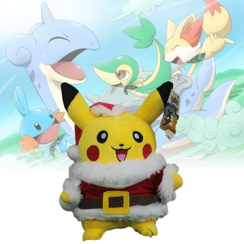 Christmas Plush Pikachu Toy Doll Room Decoration Children Gift Pp Cotton