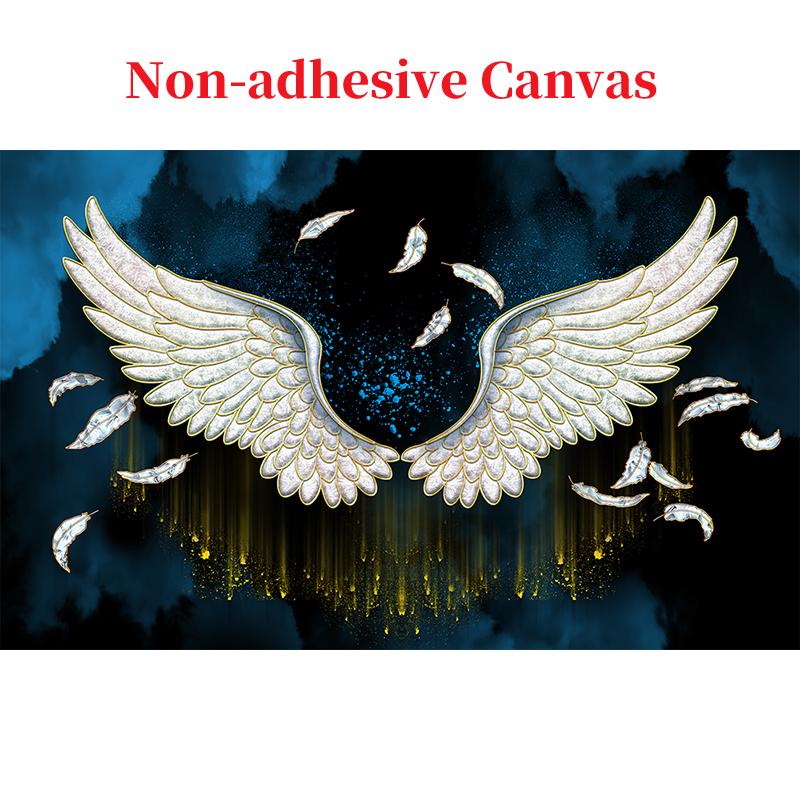 3D настенные обои, европейские крылья ангела, картина маслом, 3D фон, украшение стены, гостиная, спальня, домашний дом, фрески