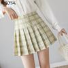 Модные летние женские юбки с высокой талией, милые плиссированные юбки для девочек, мини-юбки в корейском стиле для женщин