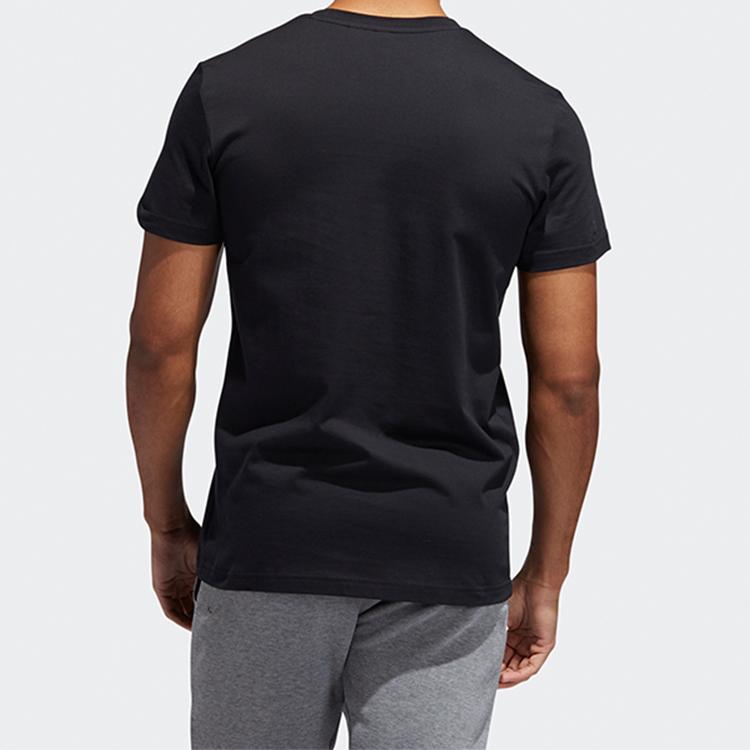 adidas Let Him Shoot Basketball Спортивная футболка с коротким рукавом Мужские топы Черные FT8833