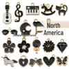 Pink Series DIY Jewelry Accessories: 20-Drop Oil Mix for Bracelets, Earrings, Keychains, Pendants, Butterflies & Unicorns