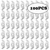 100Pcs SK5 Hooked Trimming Knife Blade Heavy Duty Utility Hook Blade Hooked Razor Acssory for Cable and Wire Stripping PVC