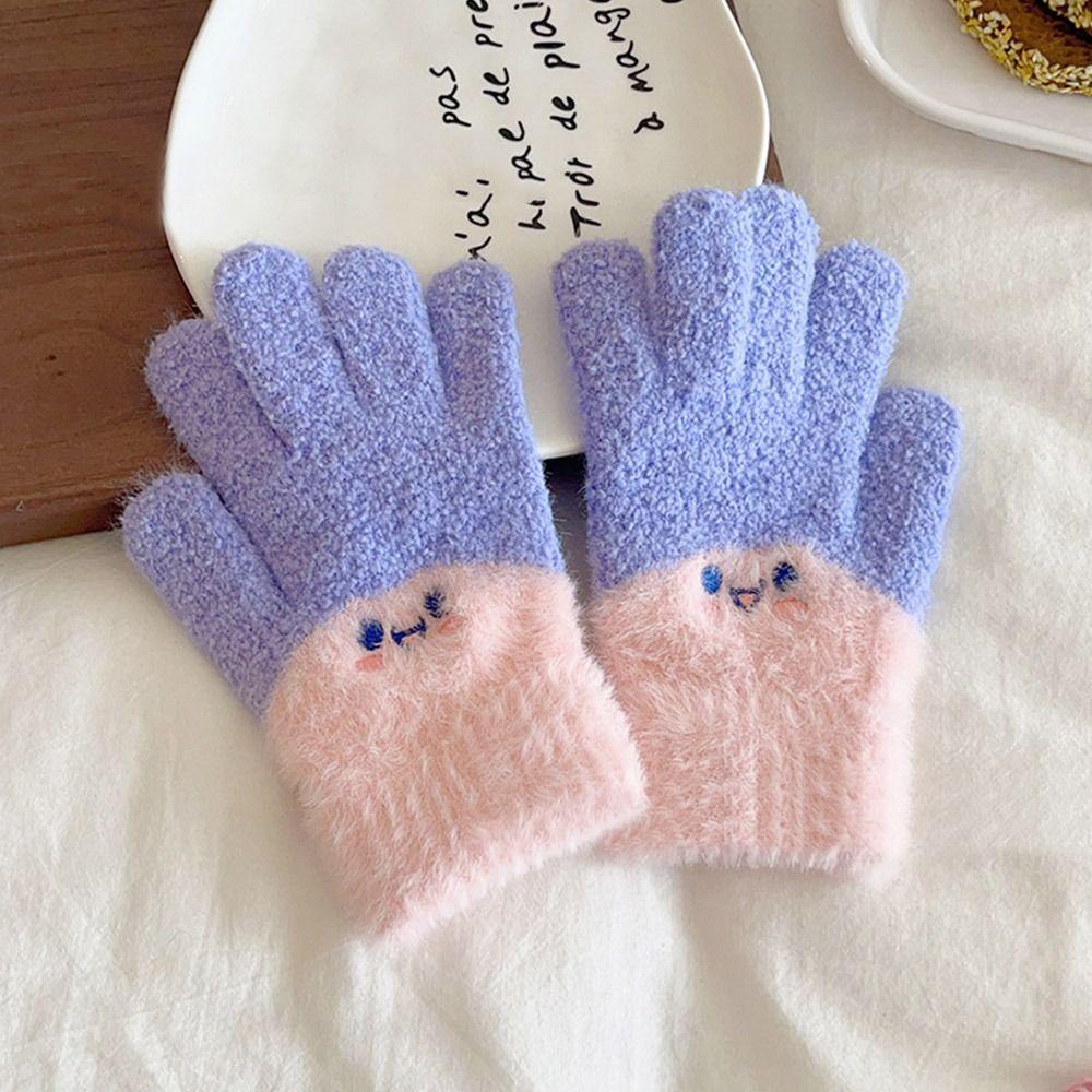 Coldproof Kids Winter Gloves Windproof Baby Gloves for 7-15 Years Old Baby Boys Girls