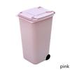 1 Pc Creative Plastic Mini Desktop Flip Trash Can Desktop Mini Dustbin