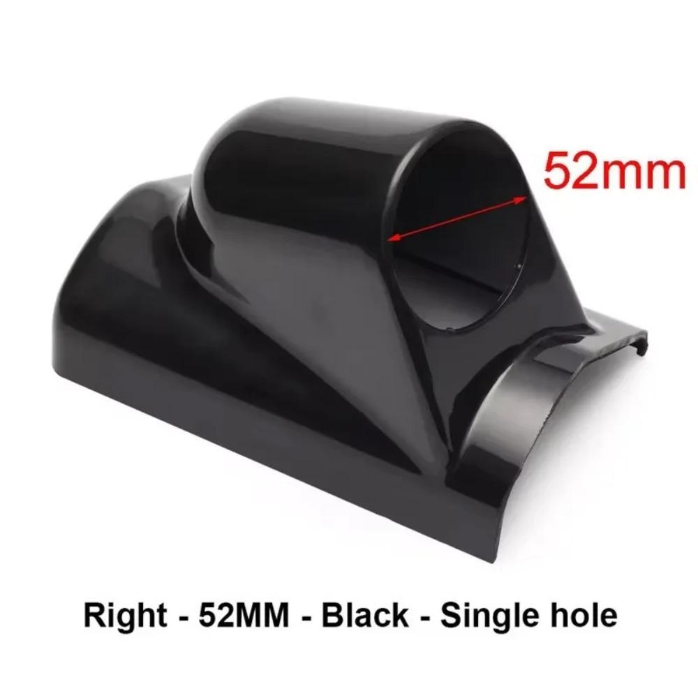 Universal 1 2 3 Hole Left/Right Hand Auto Dual Holes A-Pillar Holes Gauge Holder Pod Modified Instrument for Black 52mm