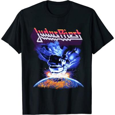 Рубашка Judas Priest Judas Priest Ram It Down Shove It Up Футболка унисекс в стиле ретро