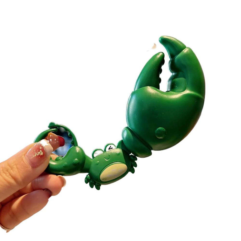 3D Crafts Pull String Crab Keychain Cartoon Animals Handbag Hanging Ornaments  Couple