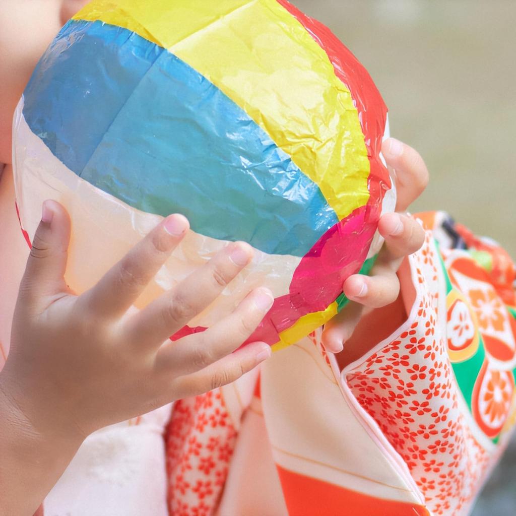 Castle Made in Traditional Paper Size 5 Set of Japanese Souvenir Enterprises, Japan, Balloons, (11cm Diameter), 50,