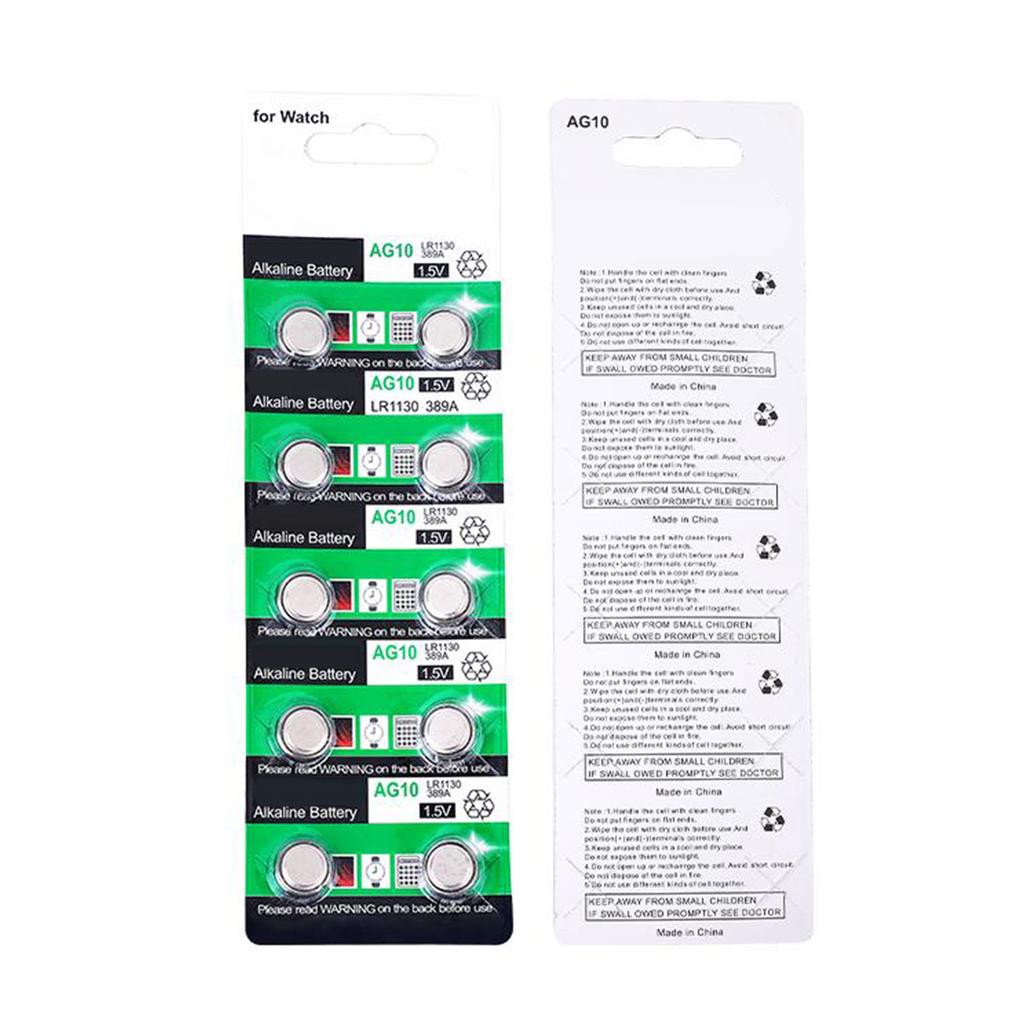 Длительный срок службы 20/10 шт AG10 LR1130 щелочные таблеточные батарейки для небольших электронных устройств бесключевого доступа игрушки